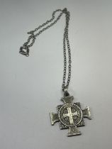 A SILVER RELIGIOUS NECKLACE