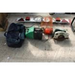AN ASSORTMENT OF ITEMS TO INCLUDE A RIP SW AND A TRAILER LIGHT BAR