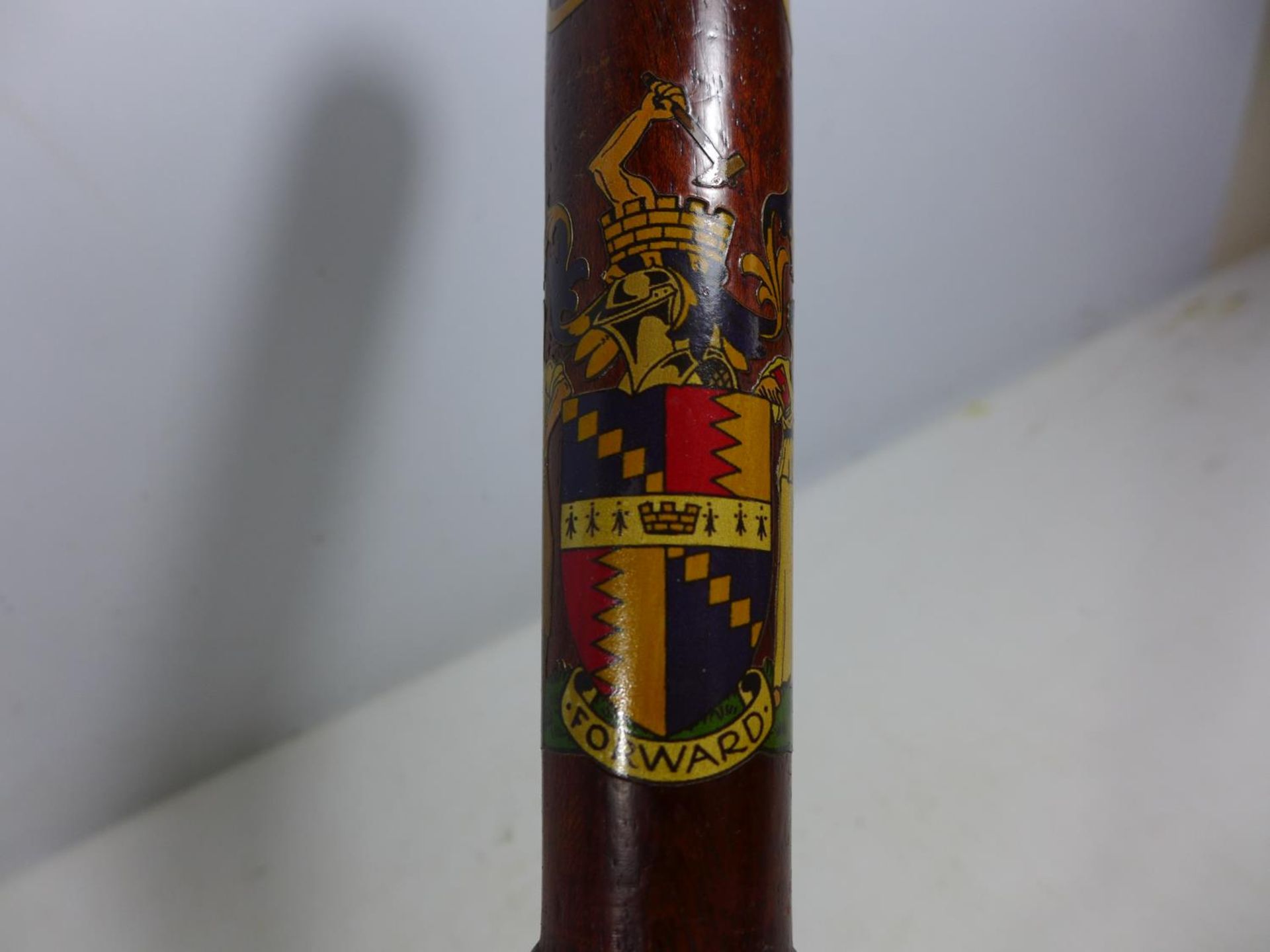 A GEORGE VI POLICEMANS TRUNCHEON, LENGTH 40CM AND TWO POLICEMANS WHISTLES - Image 2 of 6