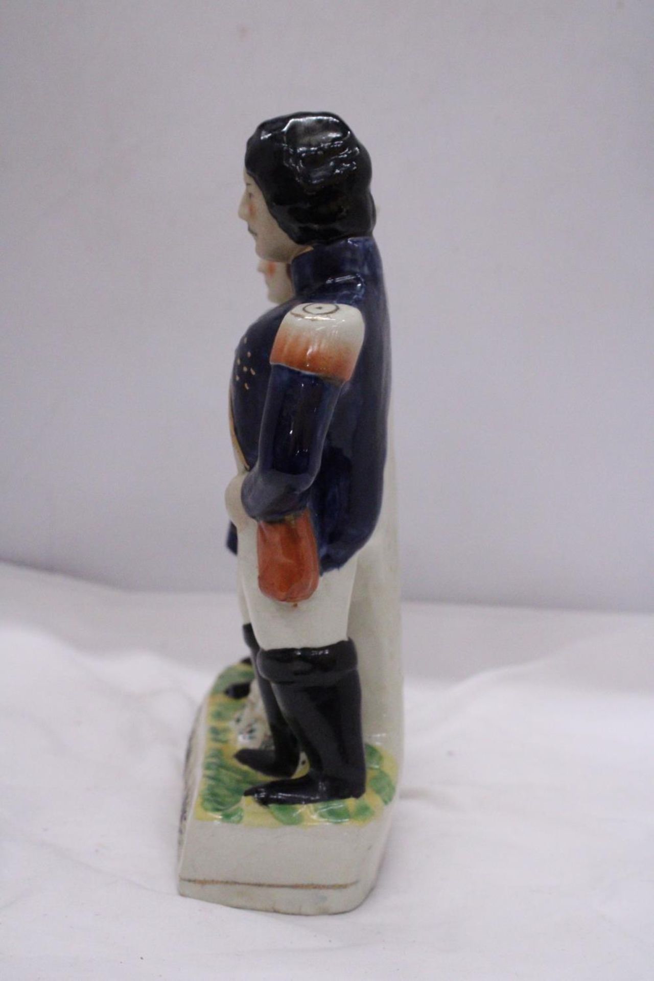 AN ALLIANCE STAFFORDSHIRE FIGURE GROUP FEFATURING, MEHJID, VICTORIA AND NAPOLEON III, HEIGHT 27CM, - Image 3 of 5