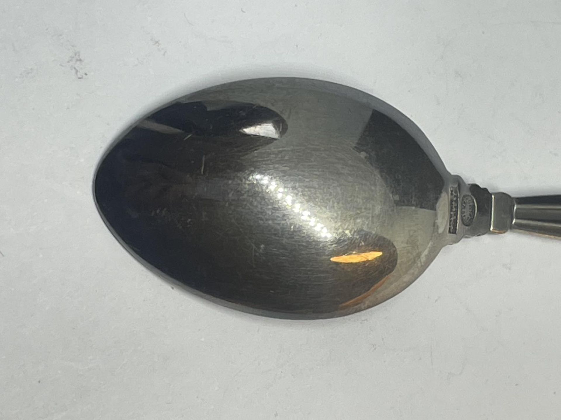 A GEORG JENSON SILVER SPOON - Image 3 of 4