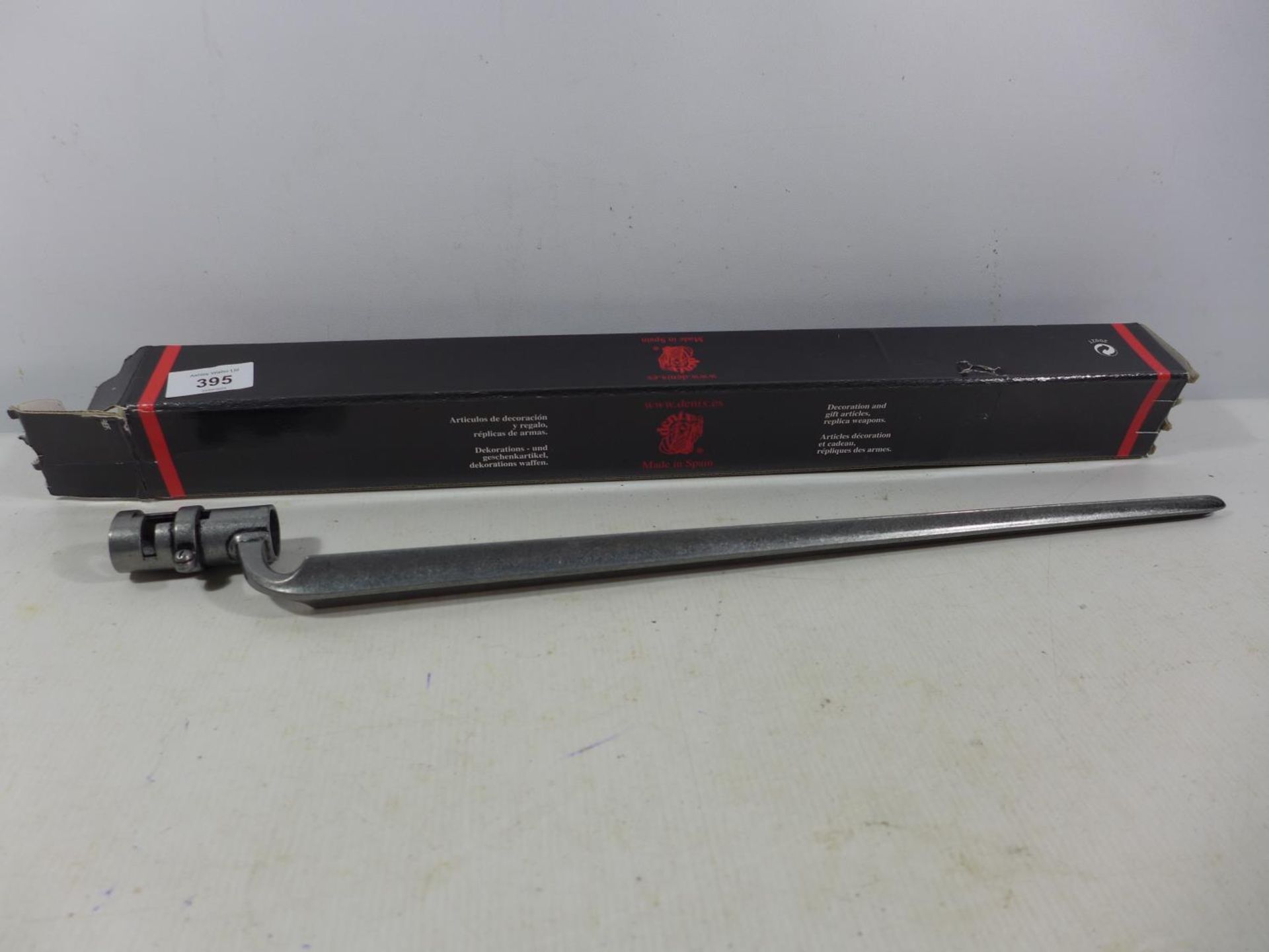 A BOXED DENIX SOCKET BAYONET 44CM BLADE