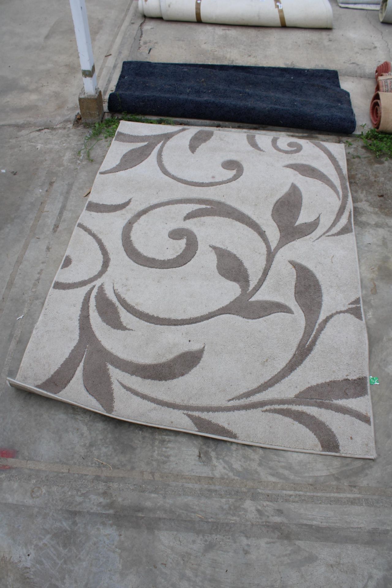 TWO VARIOUS MODERN RUGS