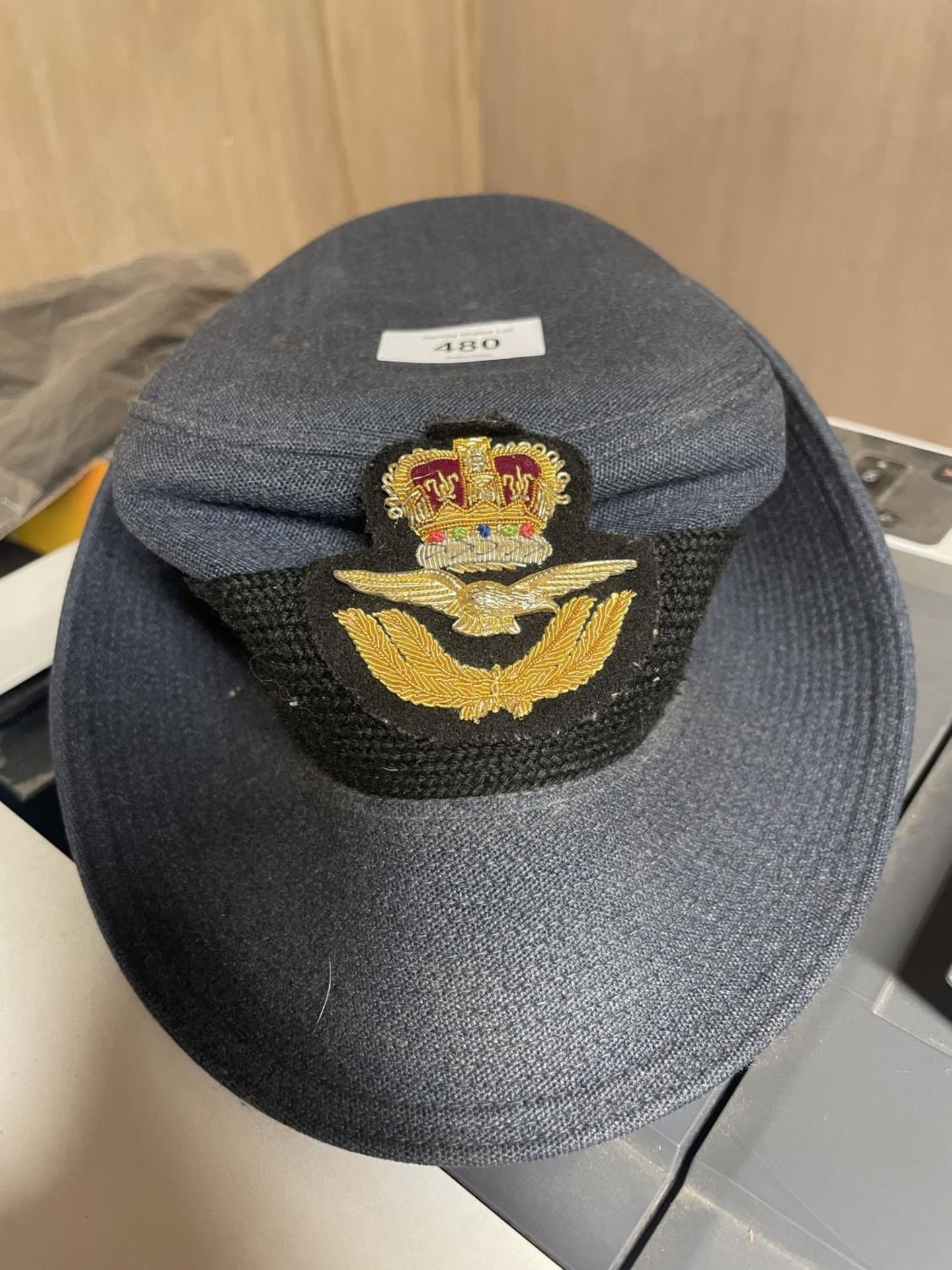 A MID 20TH CENTURY WAFS HAT WITH BADGE