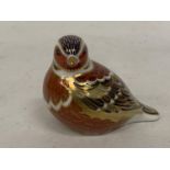 A ROYAL CROWN DERBY CHAFFINCH (SECONDS)