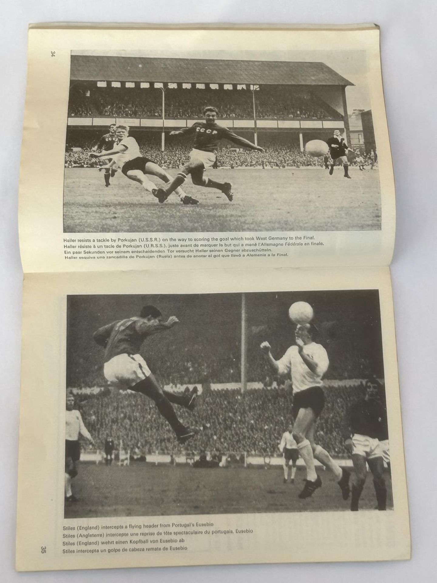 AN OFFICAL 1966 JULES RIMET WORLD CUP FINAL PROGRAMME, ENGLAND V WEST GERMANY, SATURDAY JULY 30TH - Bild 4 aus 4