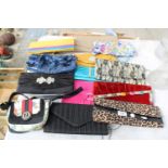 AN ASSORTMENT OF LADIES CLUTCH BAGS