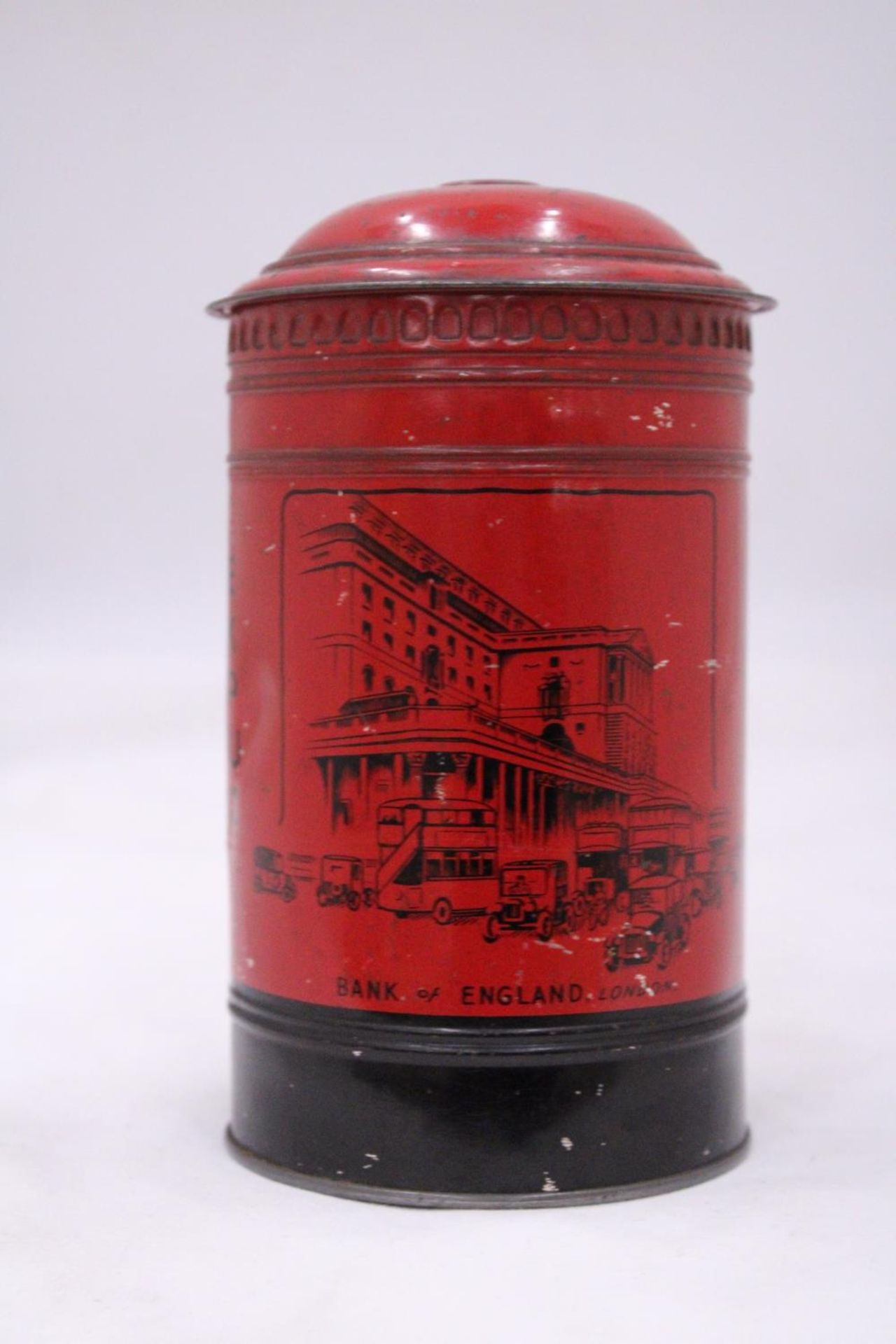 A 1950'S TIN PLATE BANK OF ENGLAND POST BOX - MONEY TIN - Image 5 of 6