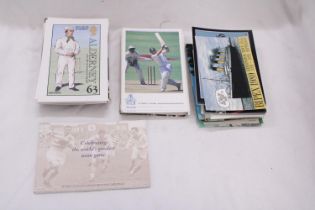 A COLLECTION OF SPORTING AND TRANSPORT POSTCARDS TO INCLUDE FOOTBALL, CRICKET, ETC