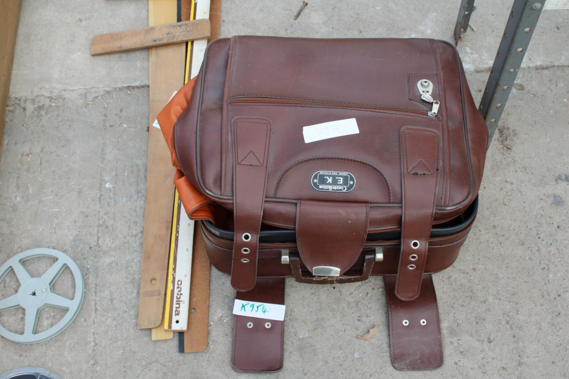 A SUITCASE, A JACKET AND MEASURING SQUARES ETC - Image 3 of 5