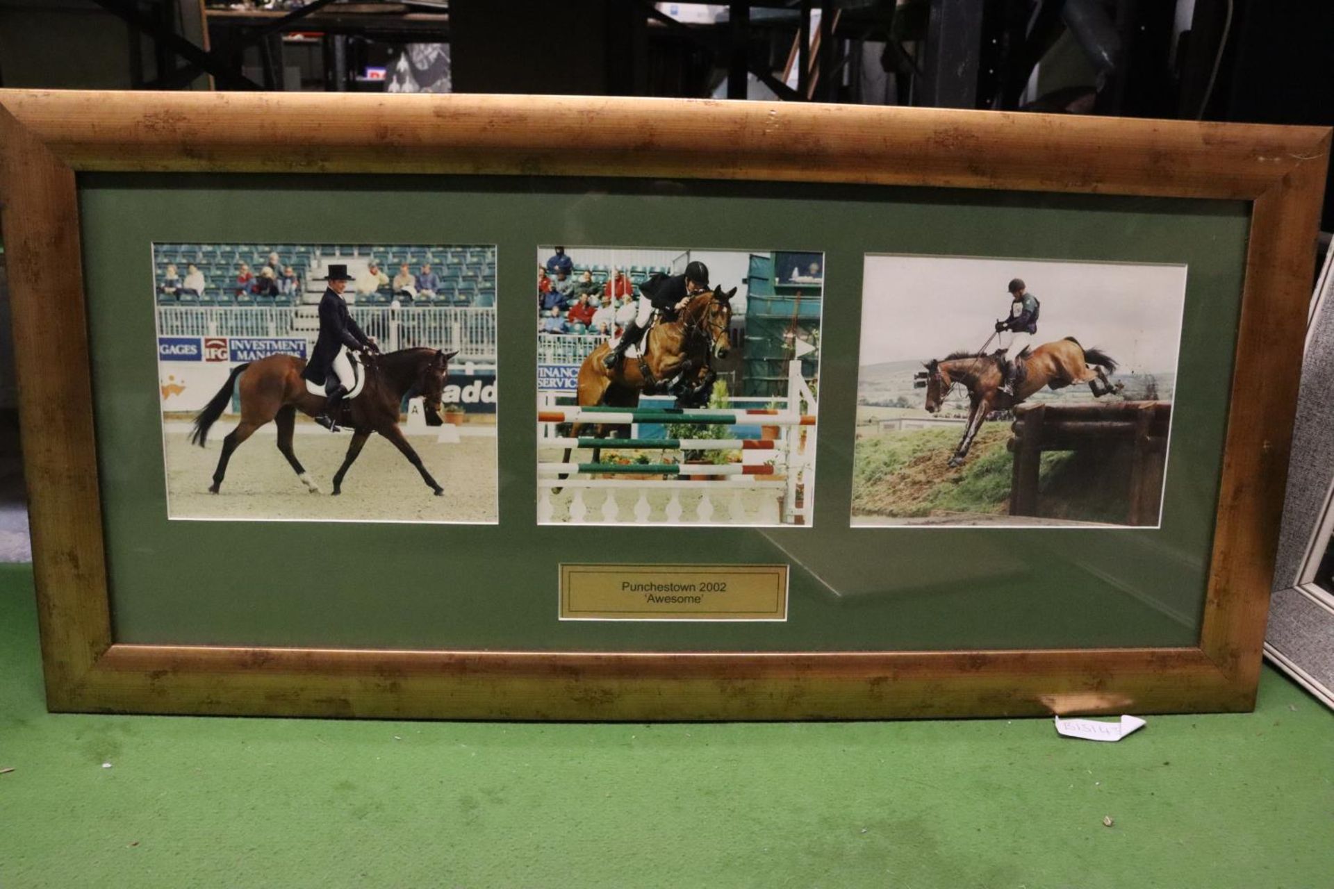 A QUANTITY OF SHOWJUMPING AND EVENTING PHOTOGRAPHS - IN FRAMES - Bild 3 aus 6
