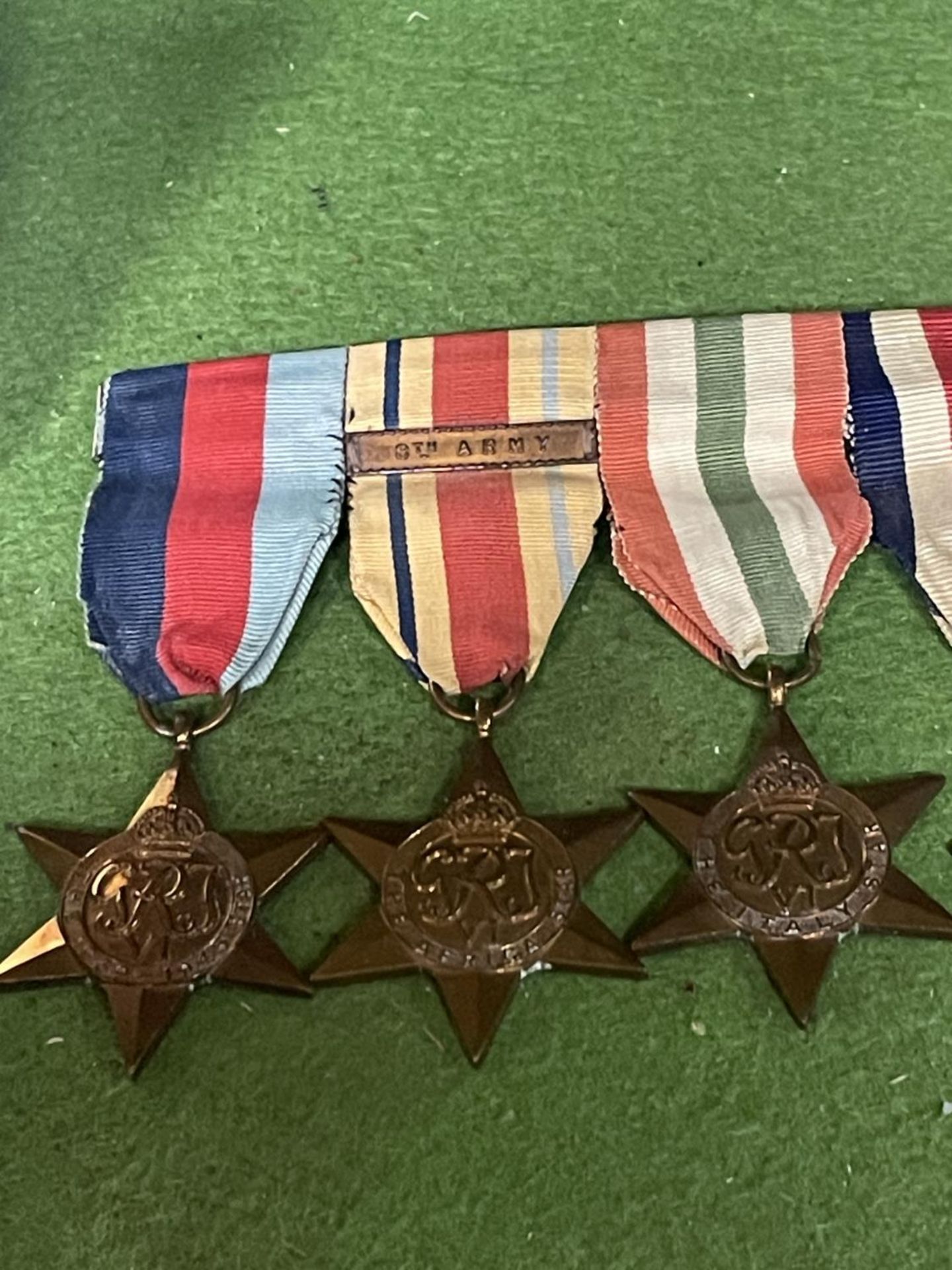 A WORLD WAR II MEDAL GROUP COMPRISING 1938-45 STAR, AFRICA STAR, 8TH ARMY CLASP, ITALY STAR, - Image 3 of 4