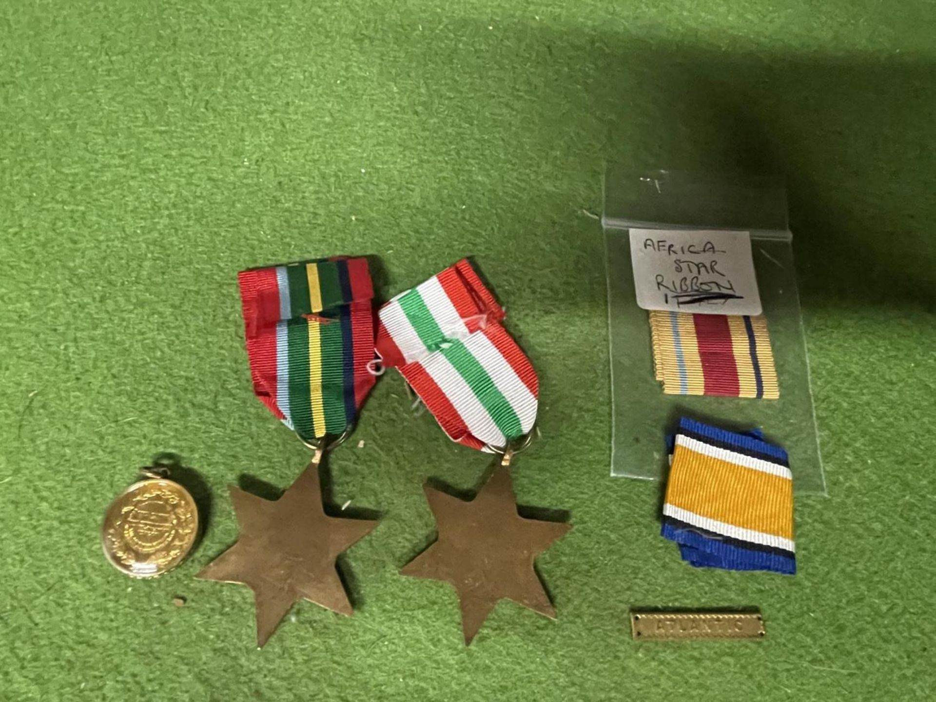 TWO UK WWII MEDALS, PACIFIC AND ITALY, PLUS AN ESCAPULATED EXAMPLE - Image 2 of 2