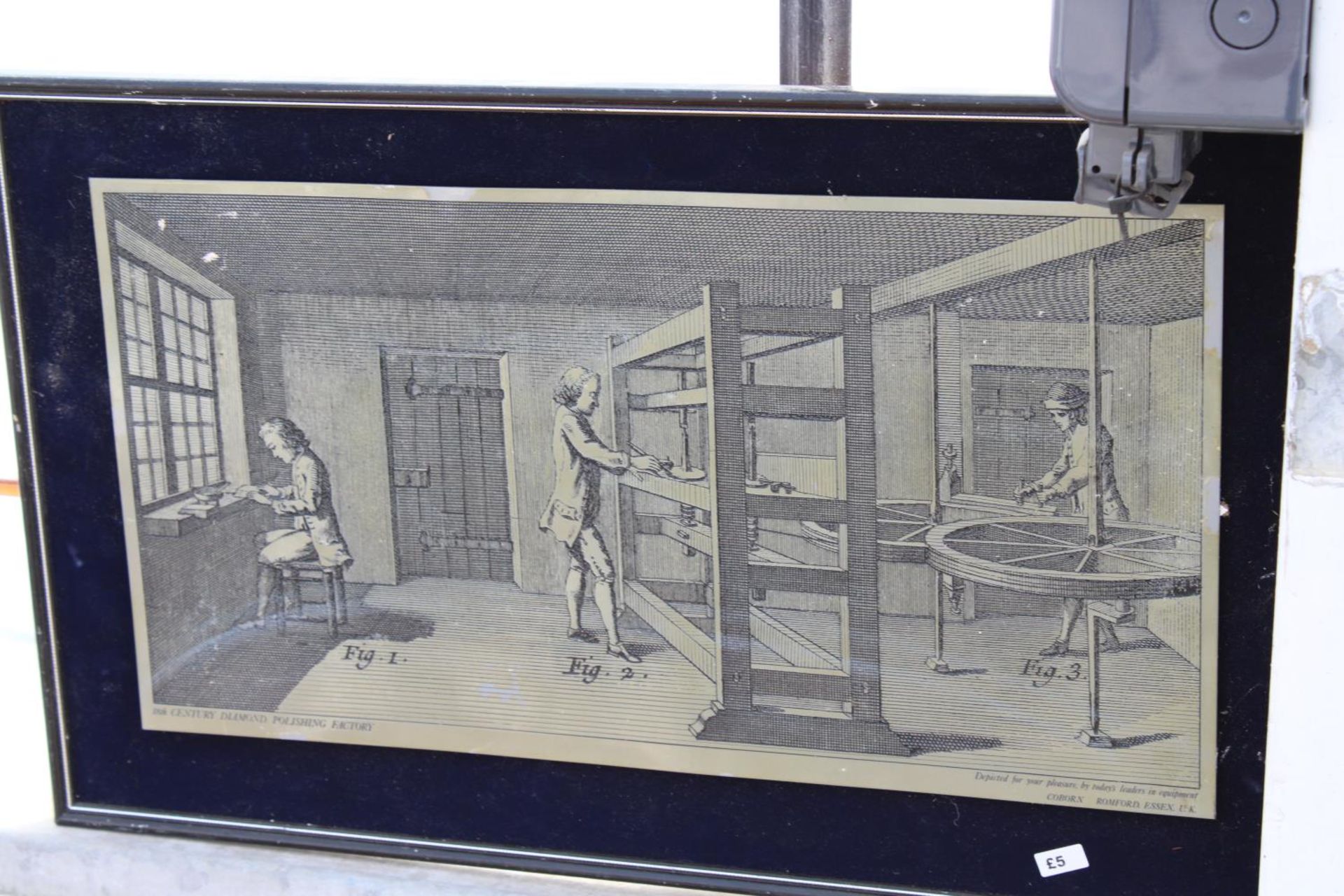 TWO FRAMED METAL ETCHINGS - Image 2 of 2