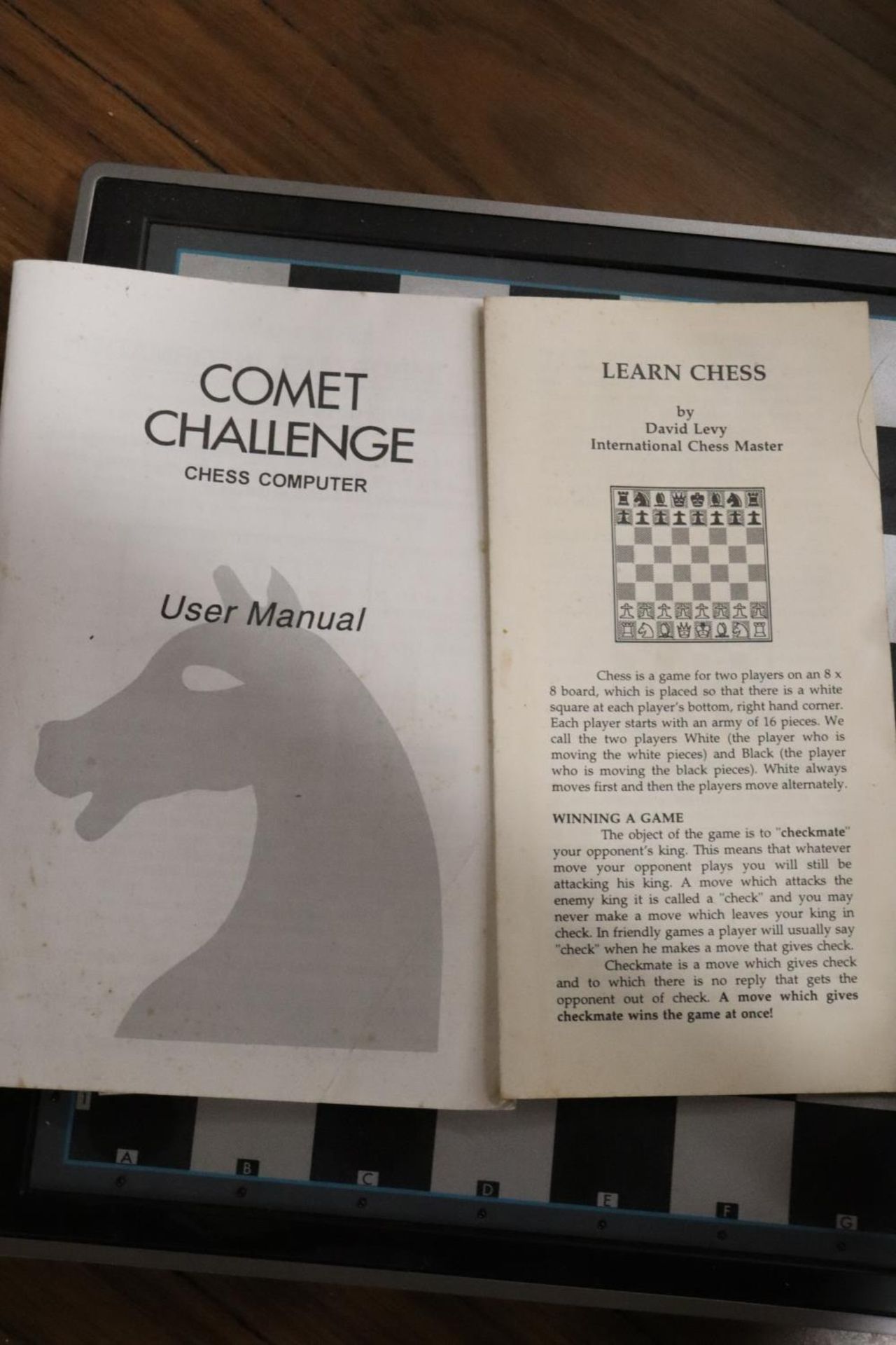 A COMET CHALLENGE CHESS COMPUTER WITH MANUAL - Image 6 of 6