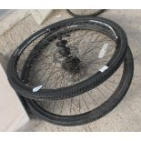 2 BICYCLE WHEELS NO VAT