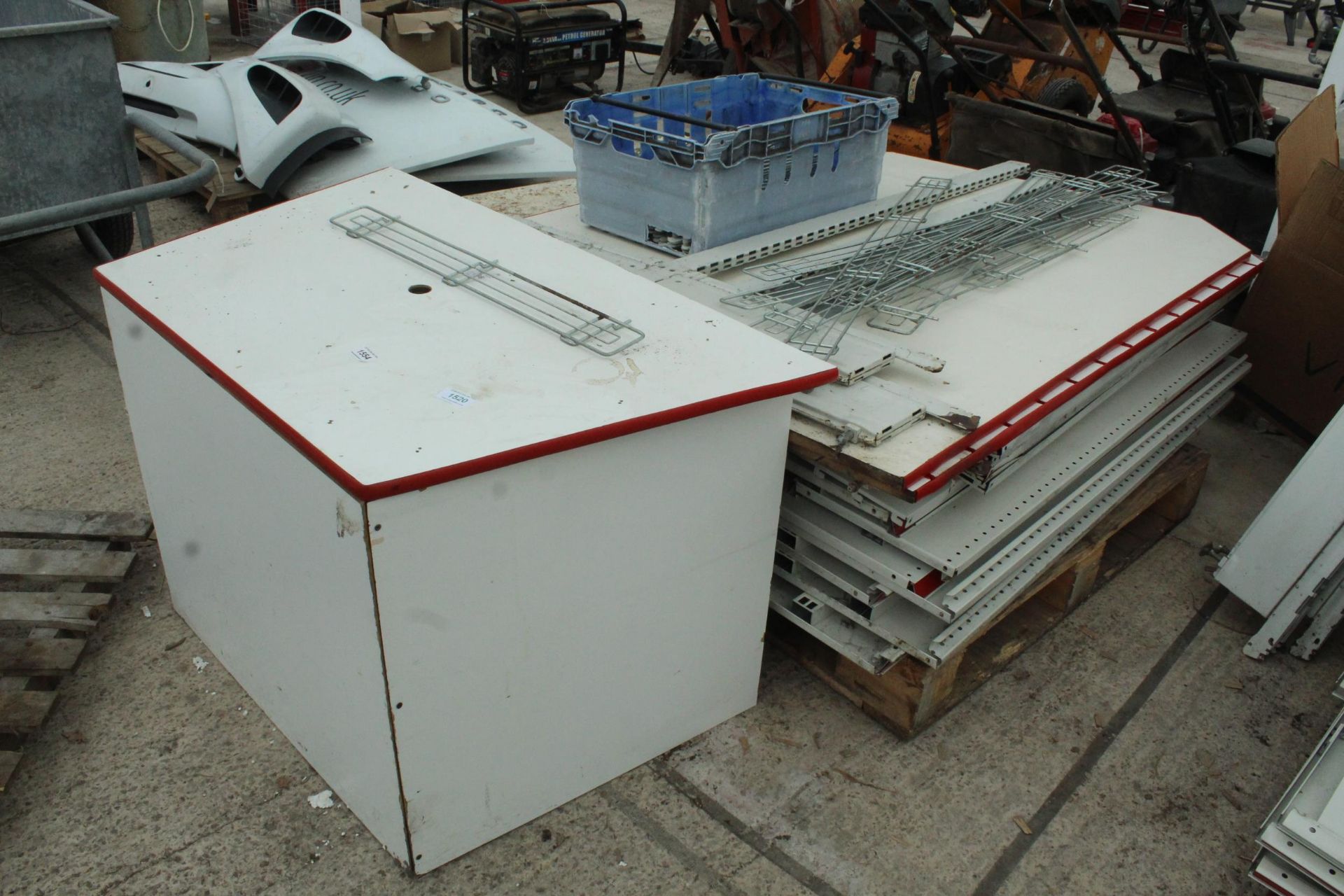 2 SINGLE SIDE BY SIDE UNITS DISMANTLED ON A PALLET NO VAT