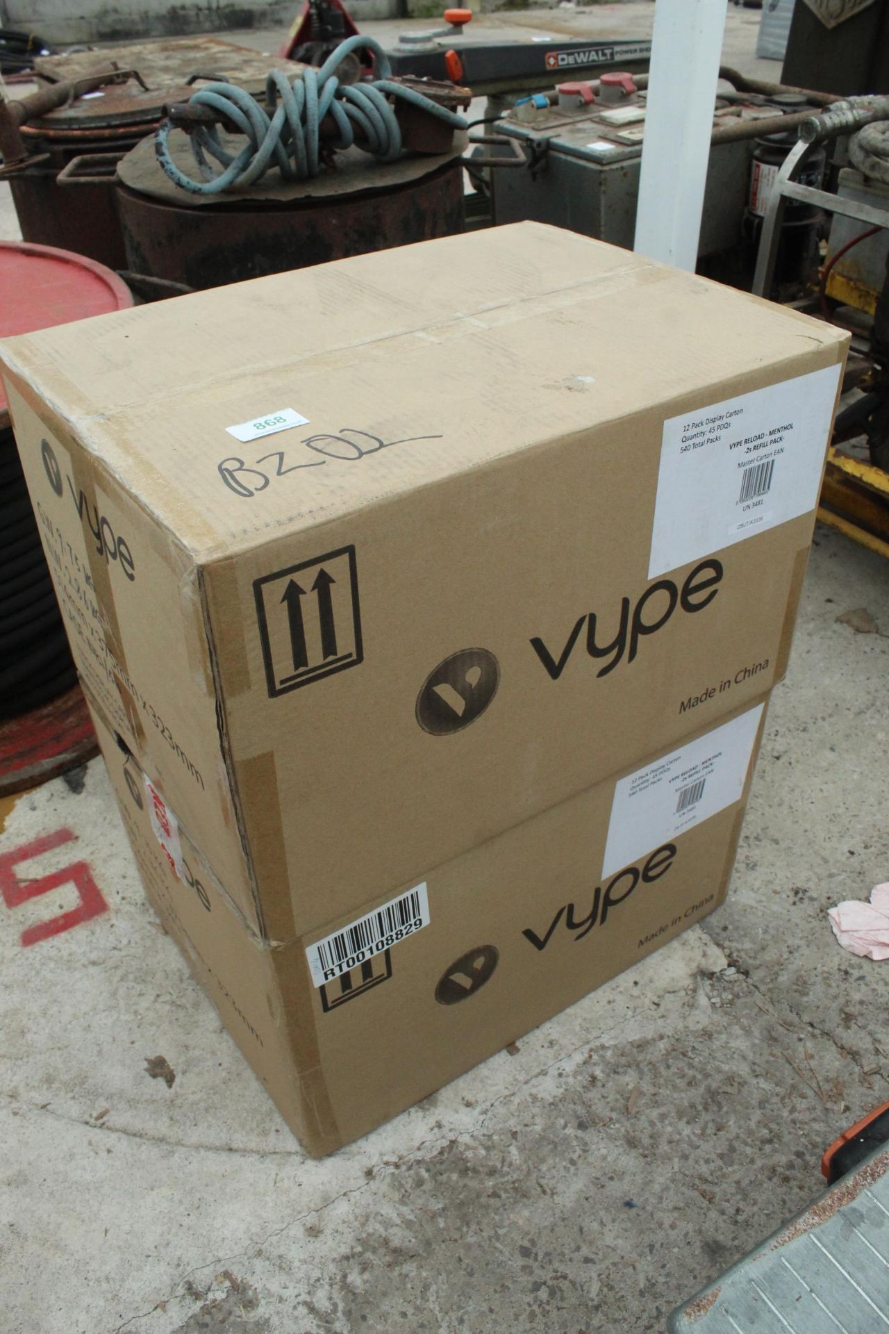 2 BOXES OF VYPE RELOAD NO VAT