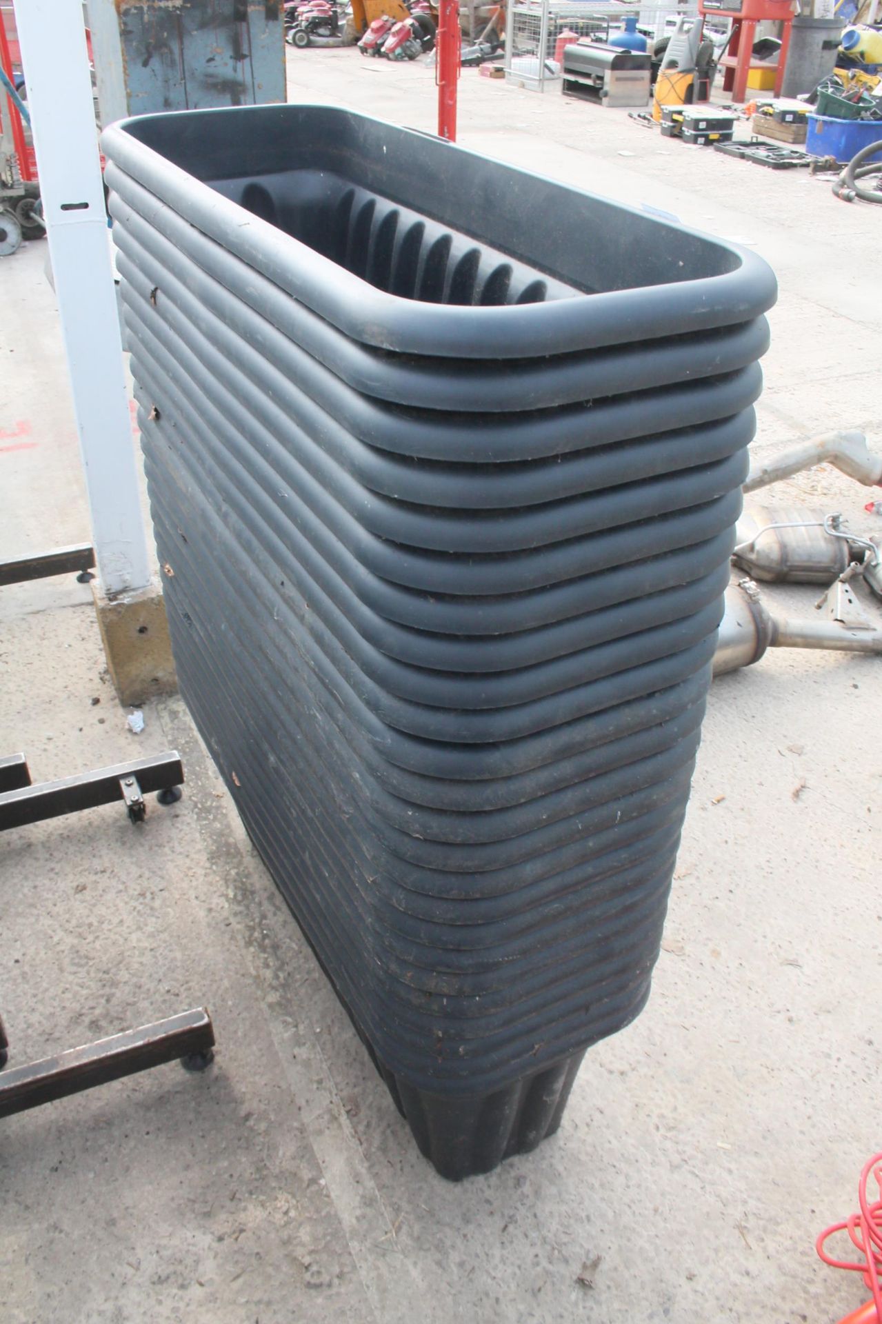 24 PLASTIC TROUGHS NO VAT - Image 2 of 2