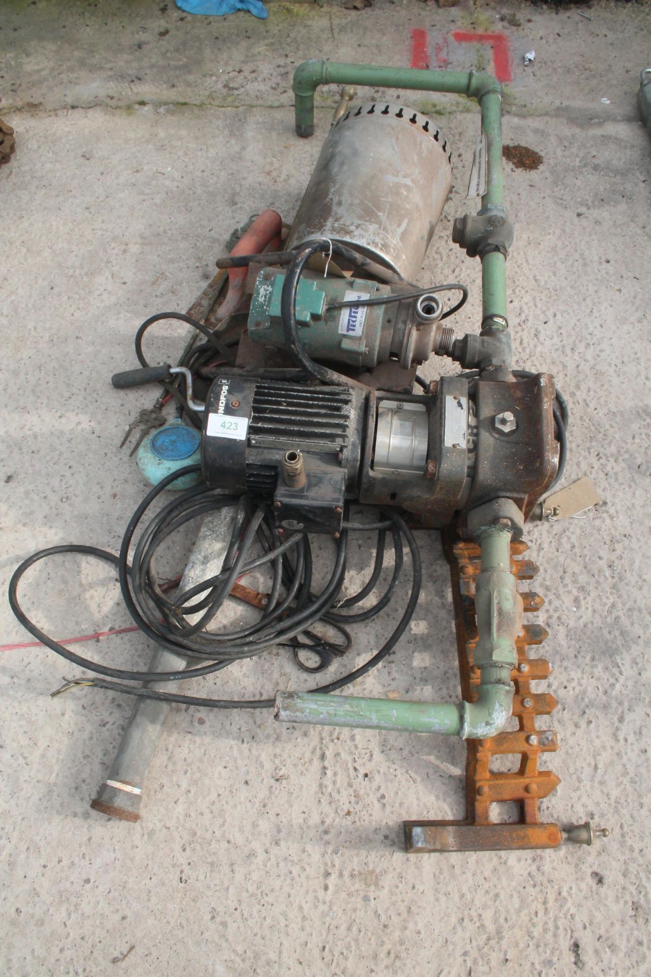 PUMP,MOTORS ETC NO VAT