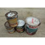 4 TINS OF FLOOR COVERING VARNISH NO VAT