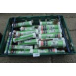 APPROX 40 TUBES OF BROWN MASTIC NO VAT