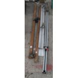 SAW GUIDES AND CLAMPS, 5 ITEMS NO VAT