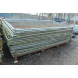 26 HERAS FENCE PANELS AND STILLAGE + VAT