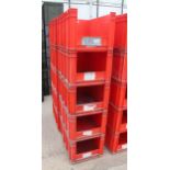 10 STACKABLE LIN BINS + VAT