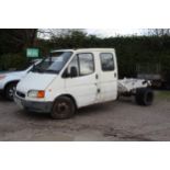 FORD TRANSIT 2.5 TURBO DIESEL BOX VAN T458RAX NO VAT WHILST ALL DESCRIPTIONS ARE GIVEN IN GOOD FAITH