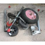 JOCKEY WHEELS CAST WHEELS ETC NO VAT