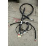 5 BUNDLES OF HYDRAULIC PIPE AND 600 PLASTIC CABLE TIES AND 500 METAL TIE WRAPS + VAT