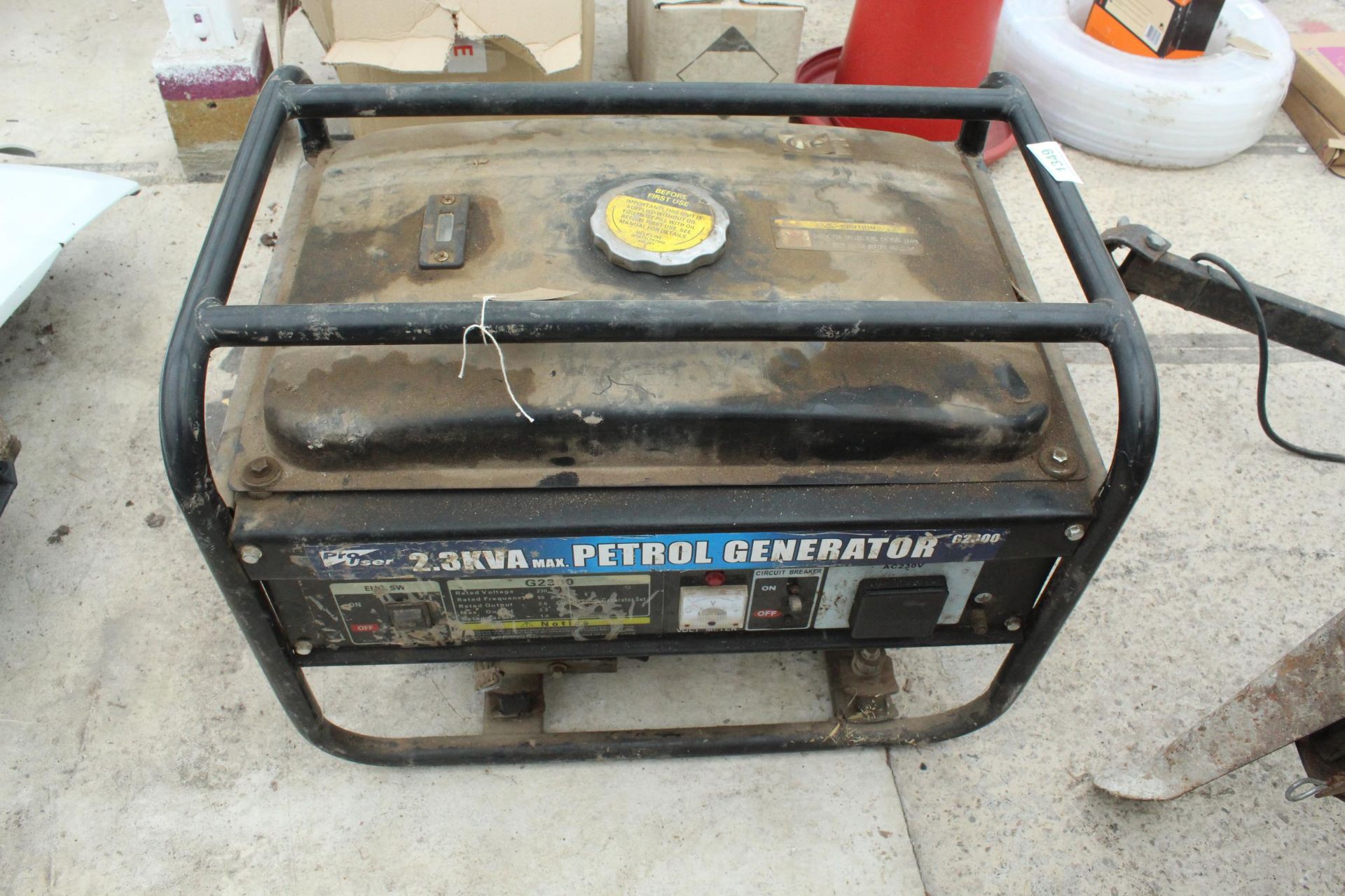 PETROL GENERATOR 2.3 KVH NO VAT - Image 2 of 2