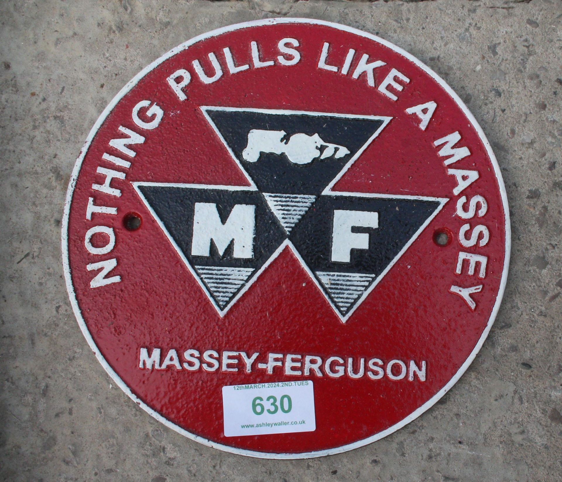 MASSEY FERGUSON SIGN + VAT