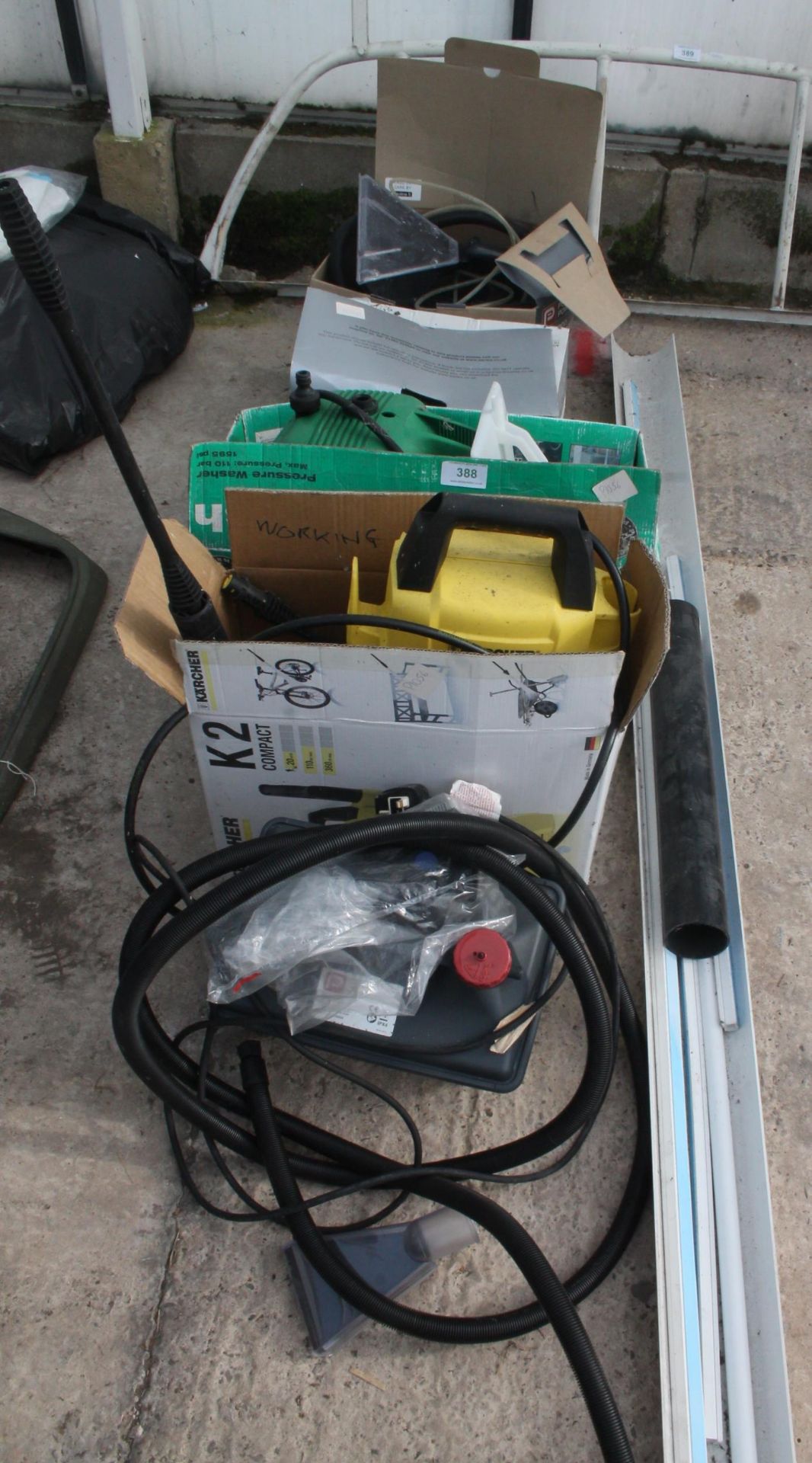 KARCHER PRESSURE WASHER AND PRESSURE WASHER IN WORKING ORDER NO VAT - Bild 2 aus 4