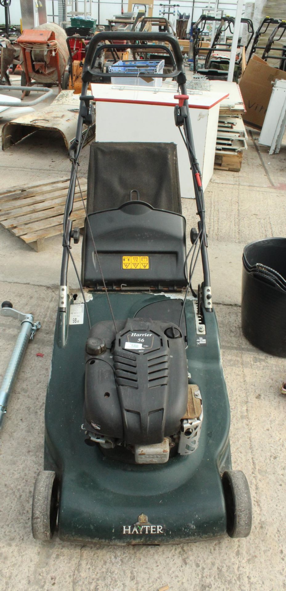 HAYTER HARRIER 56 22" LITTER ROLLER DRIVE LAWN MOWER NO VAT