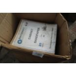 BOX OF CABINET SANDPAPER + VAT