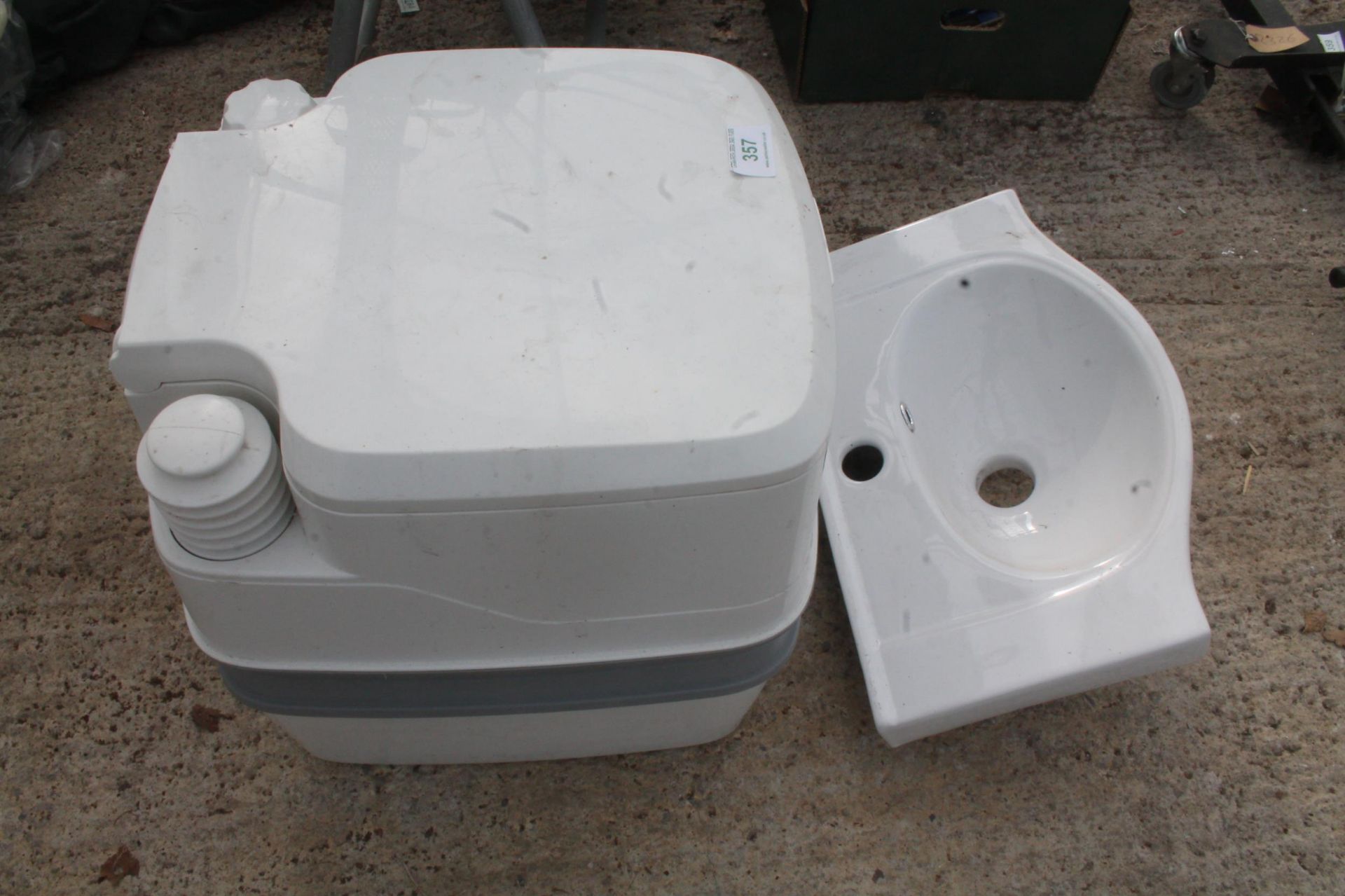 ROYAL PORTABLE TOILET AND SINK NO VAT