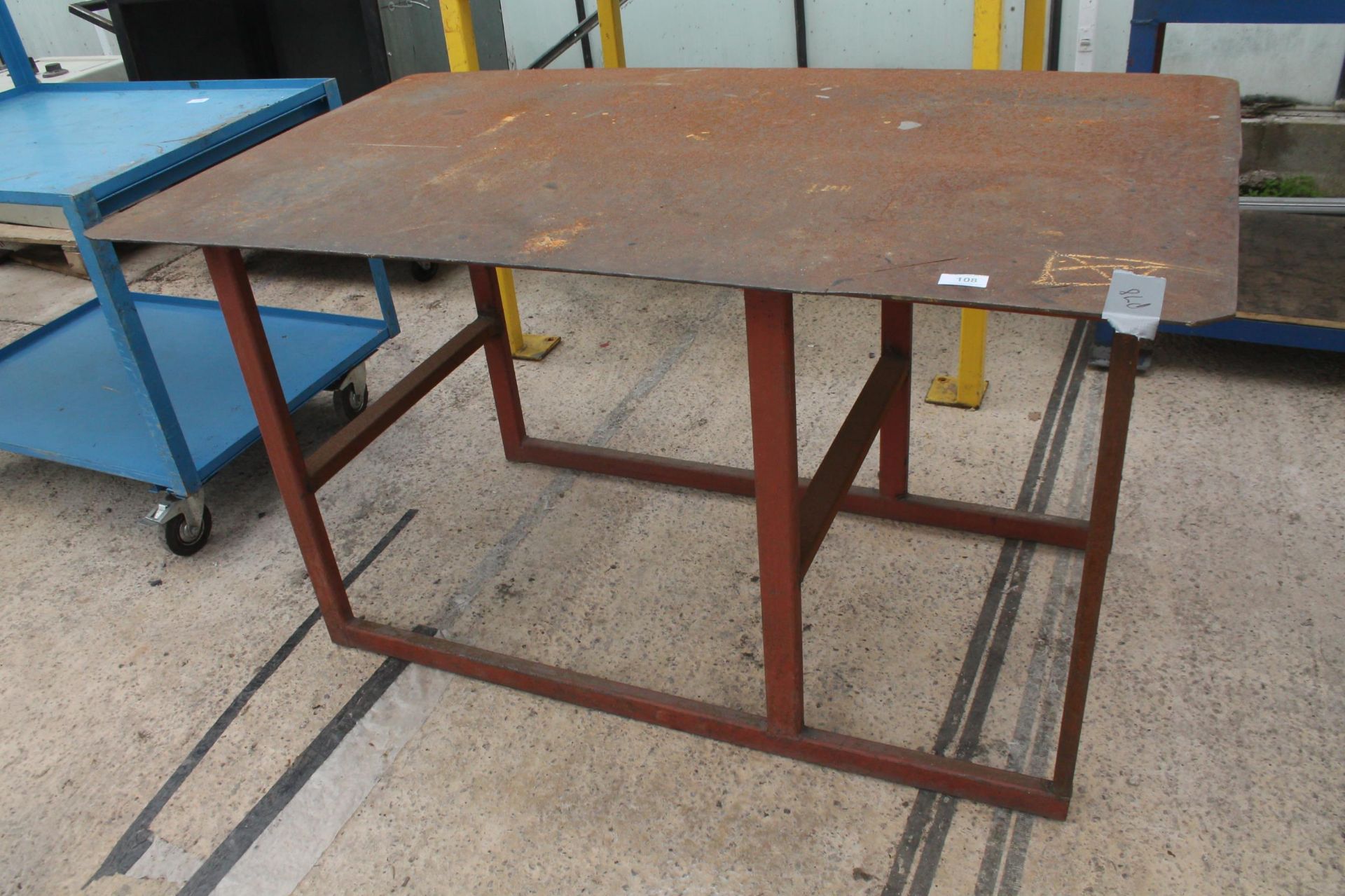 WORK BENCH HEAVY DUTY 57" X 34" X 32" HIGH + VAT