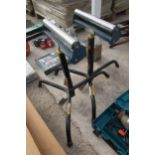 2 CLARKE ROLLER SUPPORT STANDS NO VAT