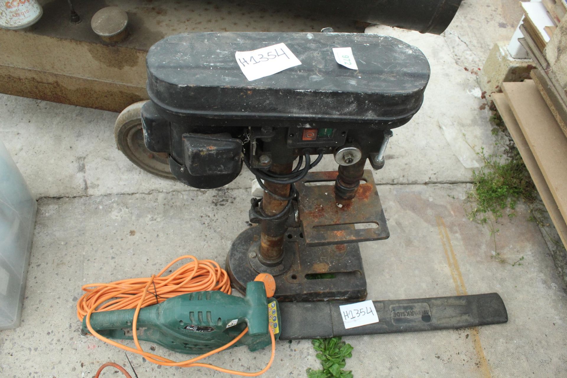 NEW HEDGE TRIMMER AND BENCH DRILL + VAT