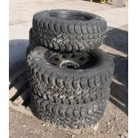 5 WHEELS & TYRES 235/65 - R17 + VAT