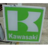 A NEW LED KAWASAKI SIGN 240 VOLTS GWO NO VAT