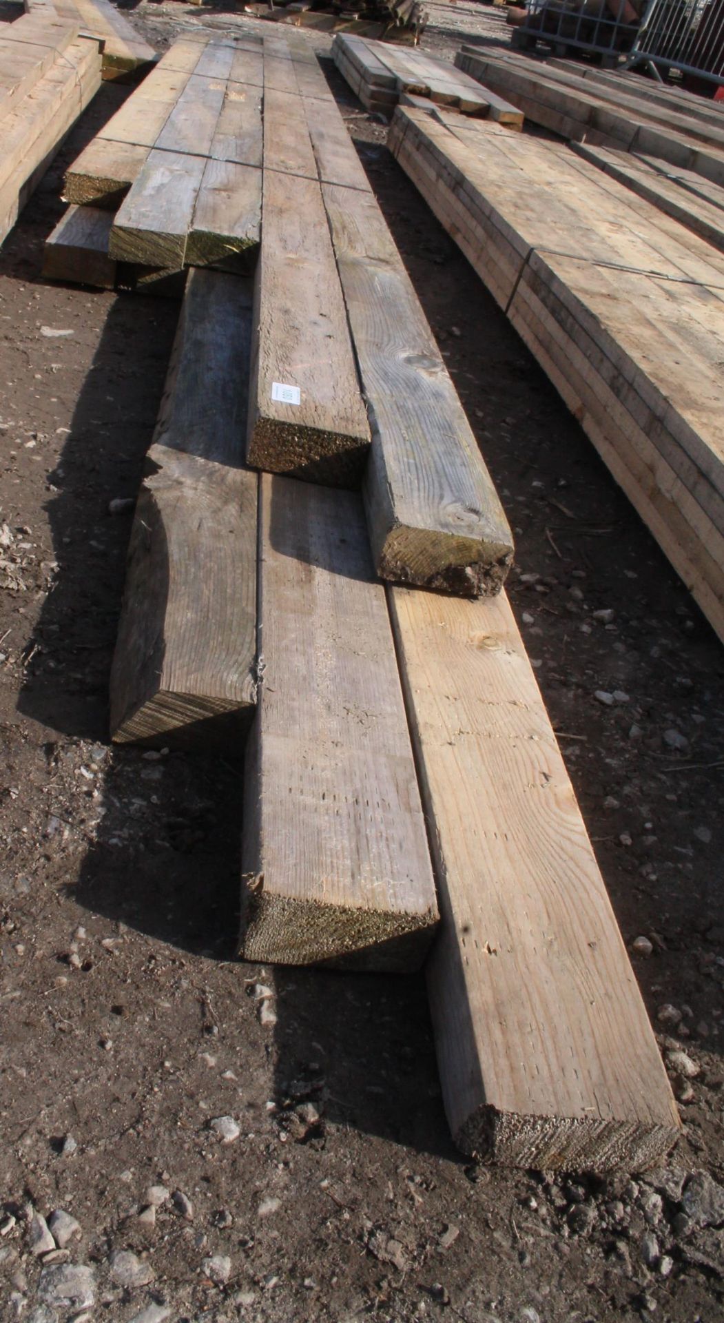 10 TIMBERS 4 X 2 MIXED LENGTHS FROM 9'4" LONG NO VAT