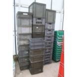 32 STACKABLE LIN BINS + VAT