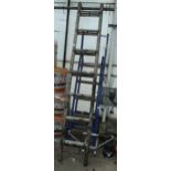 BLUE STEP LADDERS AND SCAFFOLD LADDERS NO VAT