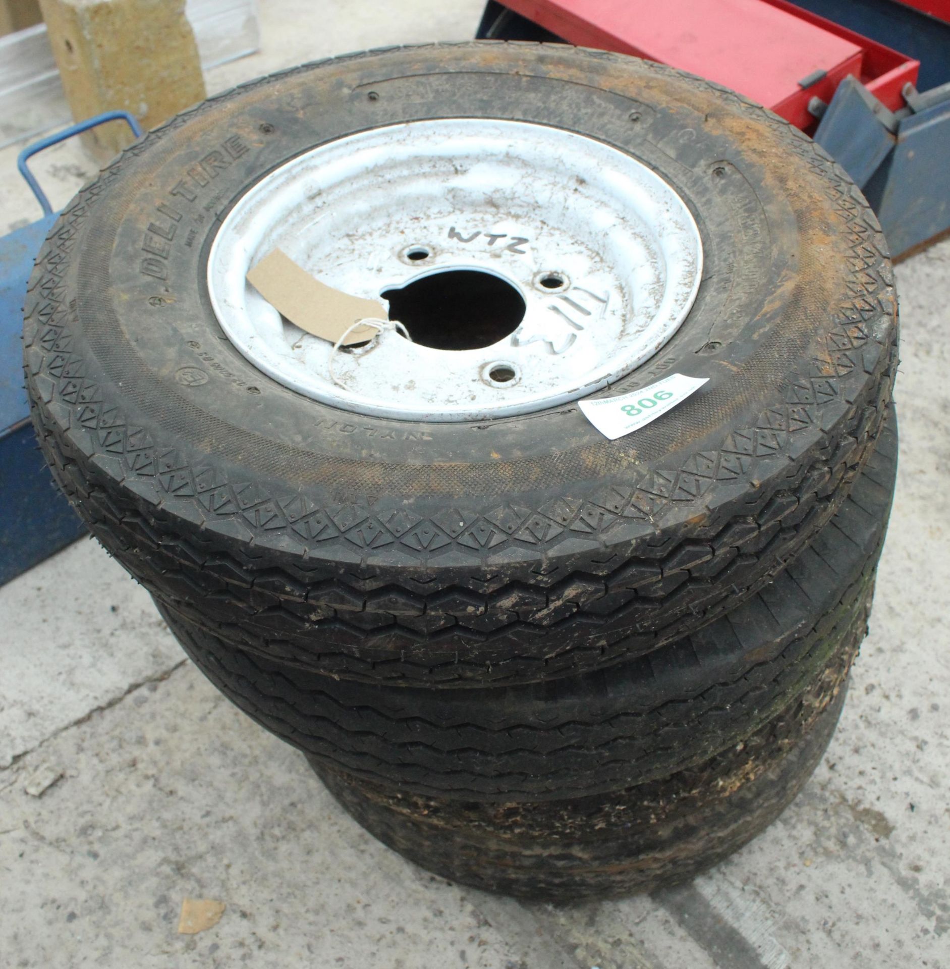 8" TRAILER WHEELS NO VAT