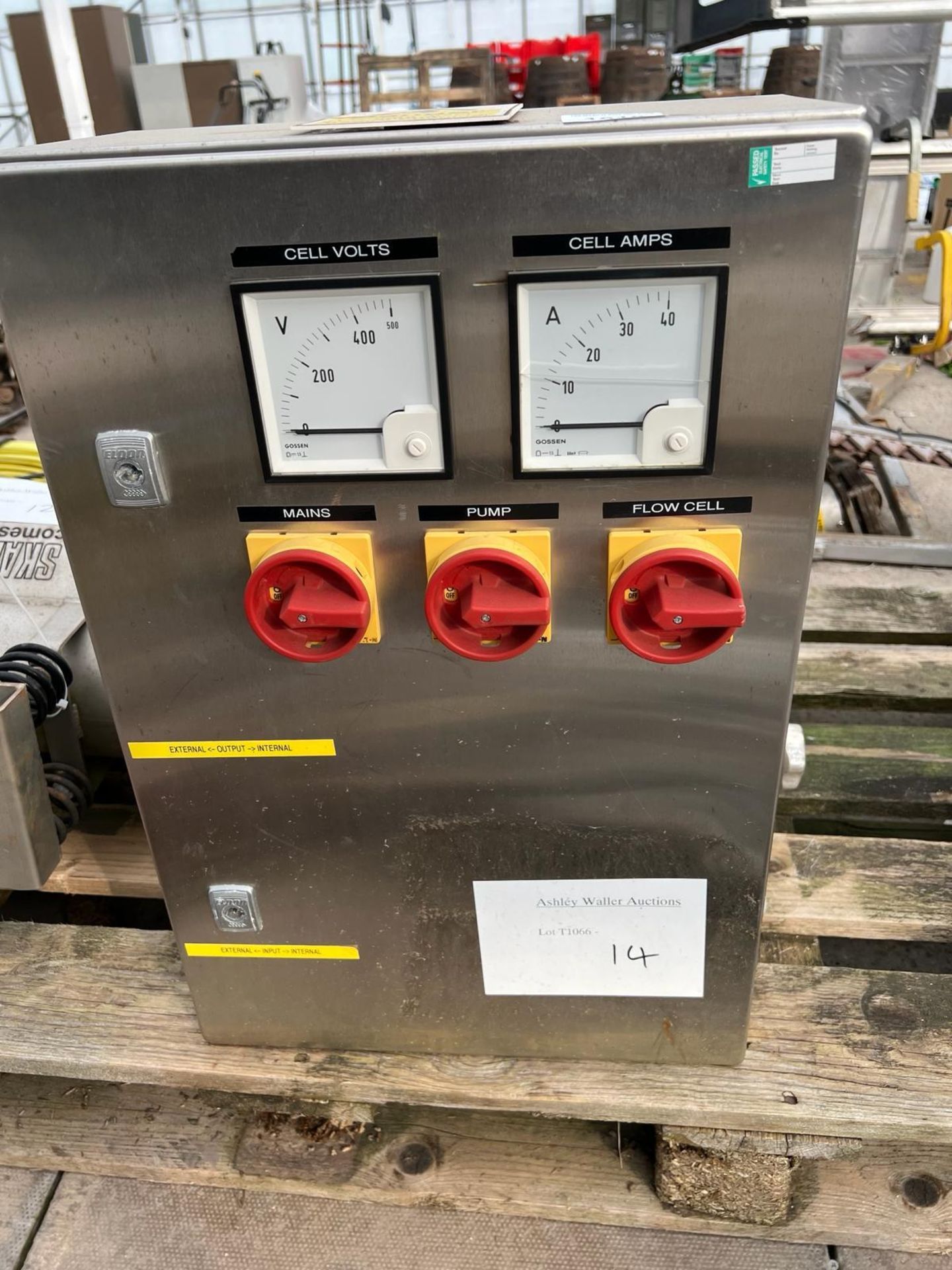 STAINLESS STEEL CONTROL PANEL + VAT