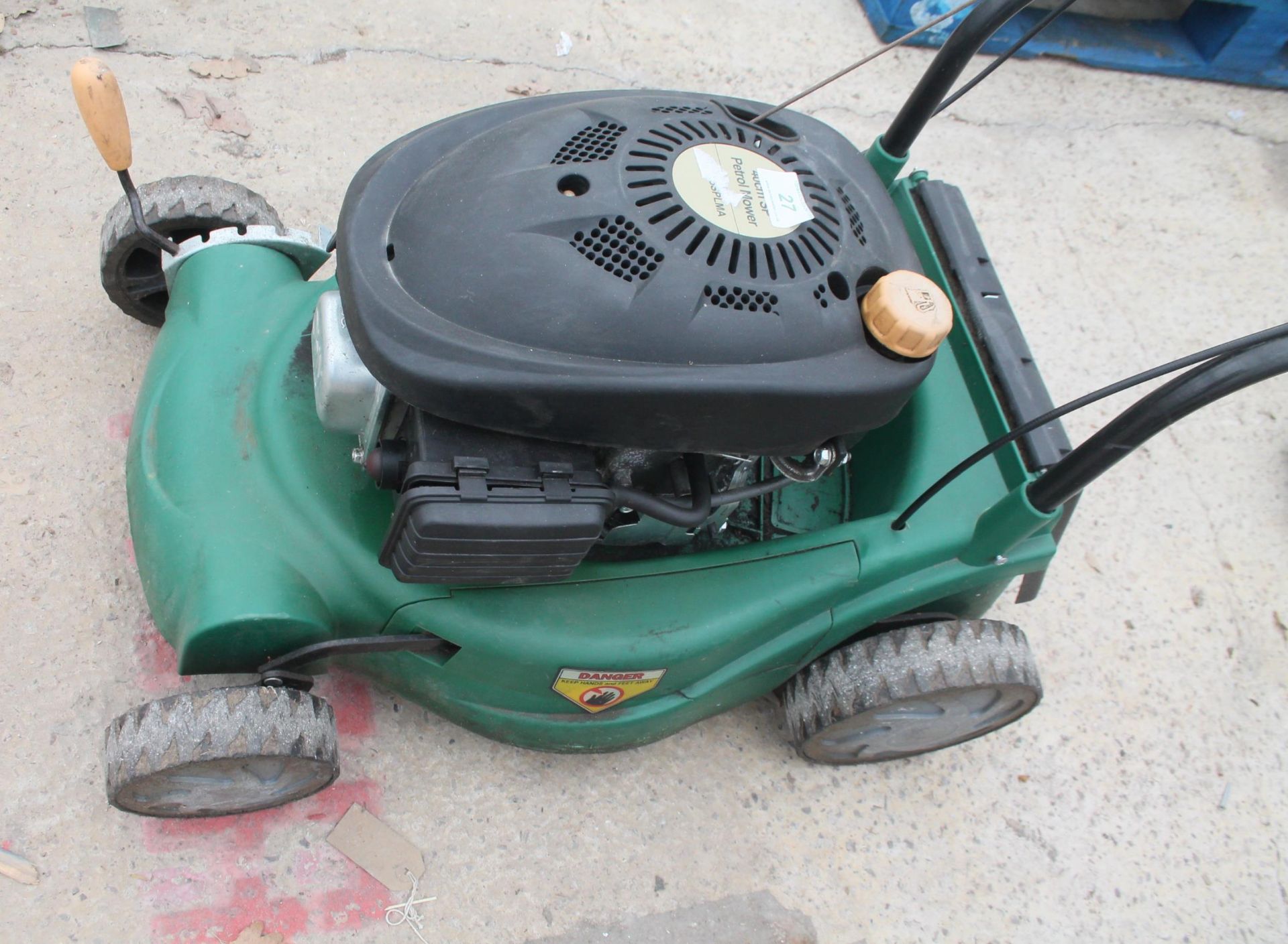 POWER GREEN PETROL SELF PROPELLED MOWER AND STRIMMER NO VAT - Image 3 of 3