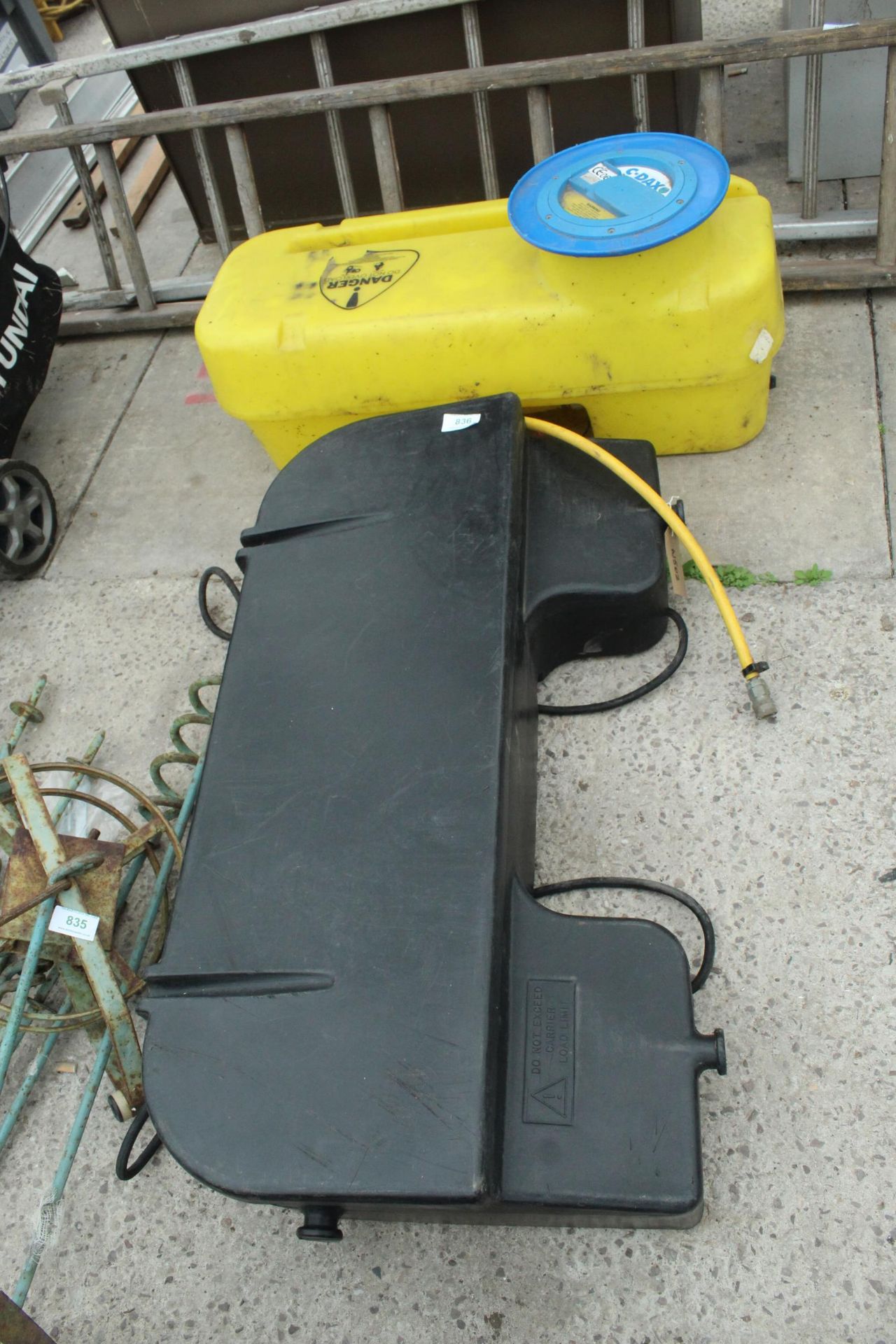 QUAD BIKE TOOL BOX AND SPRAYER TANK + VAT